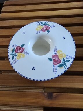 Vintage Poole Pottery posy bowl, often referred to as a mushroom vase